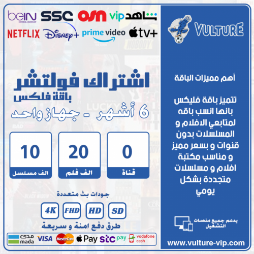 Vulture TV for 6 months Flix